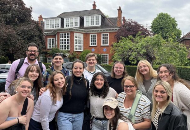 The “History of Psychology” study abroad course included visits to Sigmund Freud’s homes in both London (pictured) and Vienna.